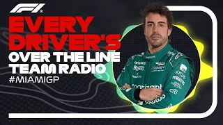 Every Driver's Radio At The End Of Their Race | 2023 Miami Grand Prix