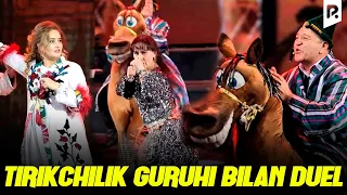 Qahqaha - Tirikchilik guruhi bilan duel