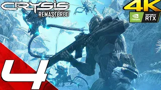 CRYSIS REMASTERED Gameplay Walkthrough PART 4 (4K 60FPS) PC/PS5/Series X (Ray Tracing)