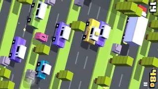 Crossy road piggy bank gameplay