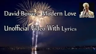 David Bowie - Modern Love [Unofficial Video + Lyrics]