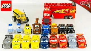 LEGO Juniors Cars 3 Whole Collection of Vehicles Toy Review Juguetes Fabulous McQueen