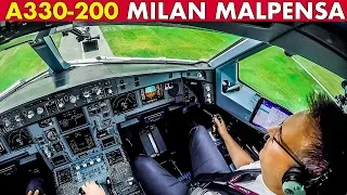 Piloting Air Italy AIRBUS A330 into Milan