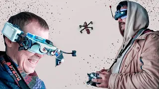 3D DRONE - полёт ВВЕРХ ногами