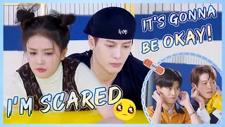 Jackson Wang agrees to accompany Bai Lu cause she's scared. That's so sweet!