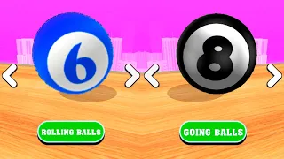 Going Balls vs Sky Rolling Balls - Which Number Ball Will Be Fastest on 3 Levels? Race-265
