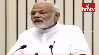 PM Narendra Modi Speech at 3rd Anniversary of Swachh Bharat Mission at Delhi Vigyan Bhawan | hmtv