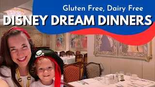 Disney Cruise Rotational Dining with Gluten & Dairy Free Diets on the Dream