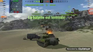 AMX 50 100 WoT blitz #1 replay