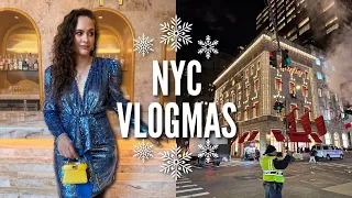 NYC VLOGMAS! Louis Vuitton 200 Trunks Exhibit & A White Elephant Party