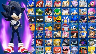 Sonic Dash - DARK SONIC from Sonic the Hedgehog Movie vs All Bosses Mod - All 60 Characters Unlocked