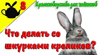 ЧТО ДЕЛАТЬ СО ШКУРКАМИ КРОЛИКОВ? / Кролиководство для чайников 8