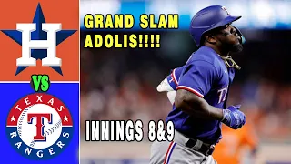 Texas Rangers Vs. Astros (Innings 8&9) ALCS Game 6 (10/22/23) Hightlights | MLB Hightlights 2023