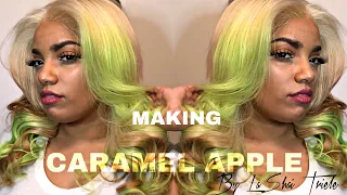 MY CARAMEL APPLE WIG 😉 🍏 ❣️ | 613 hair | Chic Bold Hold Glue