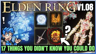 17 New Secrets You Didn't Know About in Elden Ring - New OP Sorcery & Weapon Trick - Tips & More!