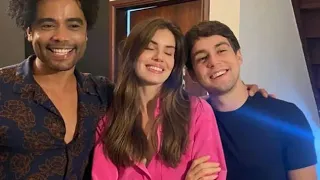 Novela Amor perfeito em caxambu gravações matéria com elenco