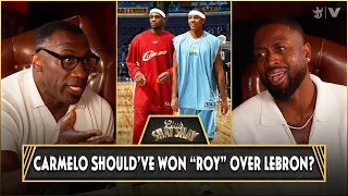 Dwyane Wade Answers if LeBron James Should've Won Rookie of the Year Over Carmelo Anthony