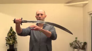 A disadvantage of curved swords - reach