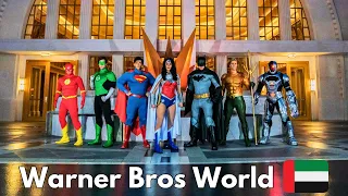 🇦🇪 Warner Bros World Abu Dhabi 4K NEW DC Super Heroes Spectacular Live Show | Gerard Travel Vlogs