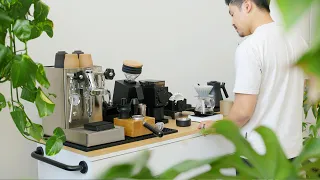 Coffee Bar Tour – DIY Coffee Cart, Espresso & Pour Over Setup