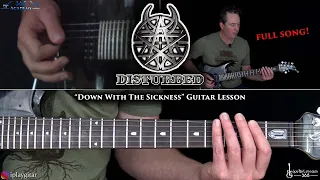 Down With The Sickness Guitar Lesson - Disturbed