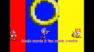 Sonic movie 2 fanmade credits