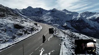 Blindfolded with the Vespa on the Grossglockner high alpine road  Günter Schachermayr