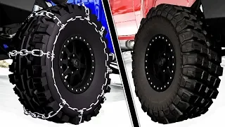 Wheel Chain vs. Normal Wheel - Beamng drive