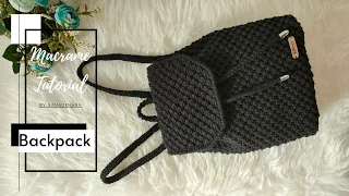 Easy Macrame Backpack Tutorial || Macrame Backpack for Beginners