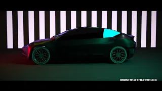 Tesla Model 3 3D Modelling in Blender 3D