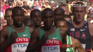 Bekele, Kipchoge, Lagat и Mo Farah на 5000 м в Берлине 2009 года
