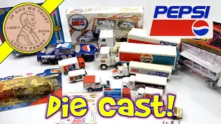 What's In The Bin? Pepsi Cola Die Cast Toy Car & Truck Collection