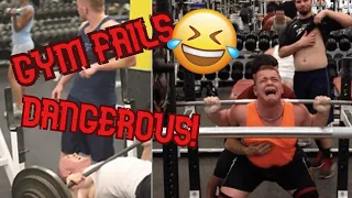 Dangerous gym fails compilation - Workout gone wrong