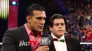 The Miz welcomes Alberto Del Rio, Jack Swagger and Zeb Colter to the set of "Miz TV": Raw, Feb. 25,