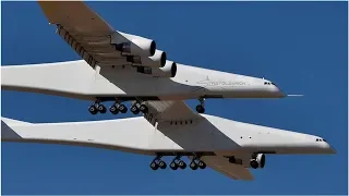 В воздух поднялся самый большой в мире самолет Stratolaunch – первые подробности и кадры полета