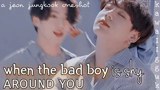 When the bad boy is shy around you//Jeon jungkook oneshot//