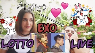 EXO - Lotto Live Performances (Music Bank and Music Core) REACTION ~Andie & Carlie~