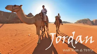 A Desert Journey Through Wadi Rum and Petra رحلة في الصحراء عبر وادي رم والبتراء