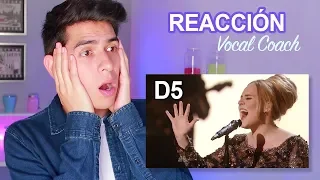 Reacción a la Voz Real de ADELE en Vivo Mejores Vocals - Vocal Coach Reacciona | Vargott