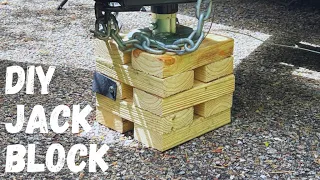 How to Make a DIY Jack Block For a Trailer