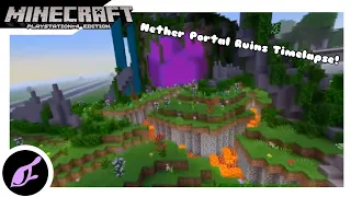 NETHER PORTAL RUINS! | Minecraft Timelapse 💜