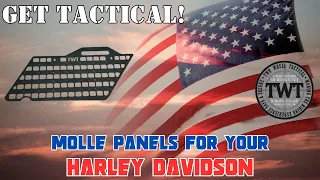 Two Wheel Tactical Molle Panel for Harley Davidson Motorcycles