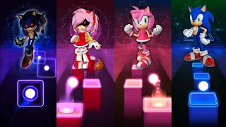 Sonic Exe vs Amy Exe - Amy vs Sonic | Tiles Hop Edm Rush !!