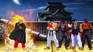 [KOF Mugen] Ken Vs Super Ryu Team