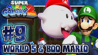 Super Mario Galaxy 2 - Part 9 (1080p 60FPS 100%): World 5 & Boo Mario w/Facecam