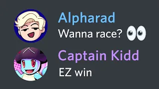 Alpharad challenged me to a Pokémon race...