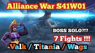 Alliance War S41W01 | DSVG vs 4Loki | New Titania Main? Boss Duty!