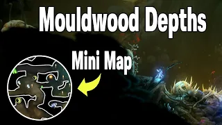 Mouldwood Depths Walkthrough with Mini Map - Ori and the Will of the Wisps