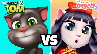 My Talking Angela 2 vs My Talking Tom 2 - Level 164 - Gameplay