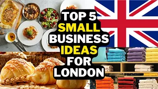 🇬🇧 5 Small Business Ideas For London UK | small business ideas in uk (London)